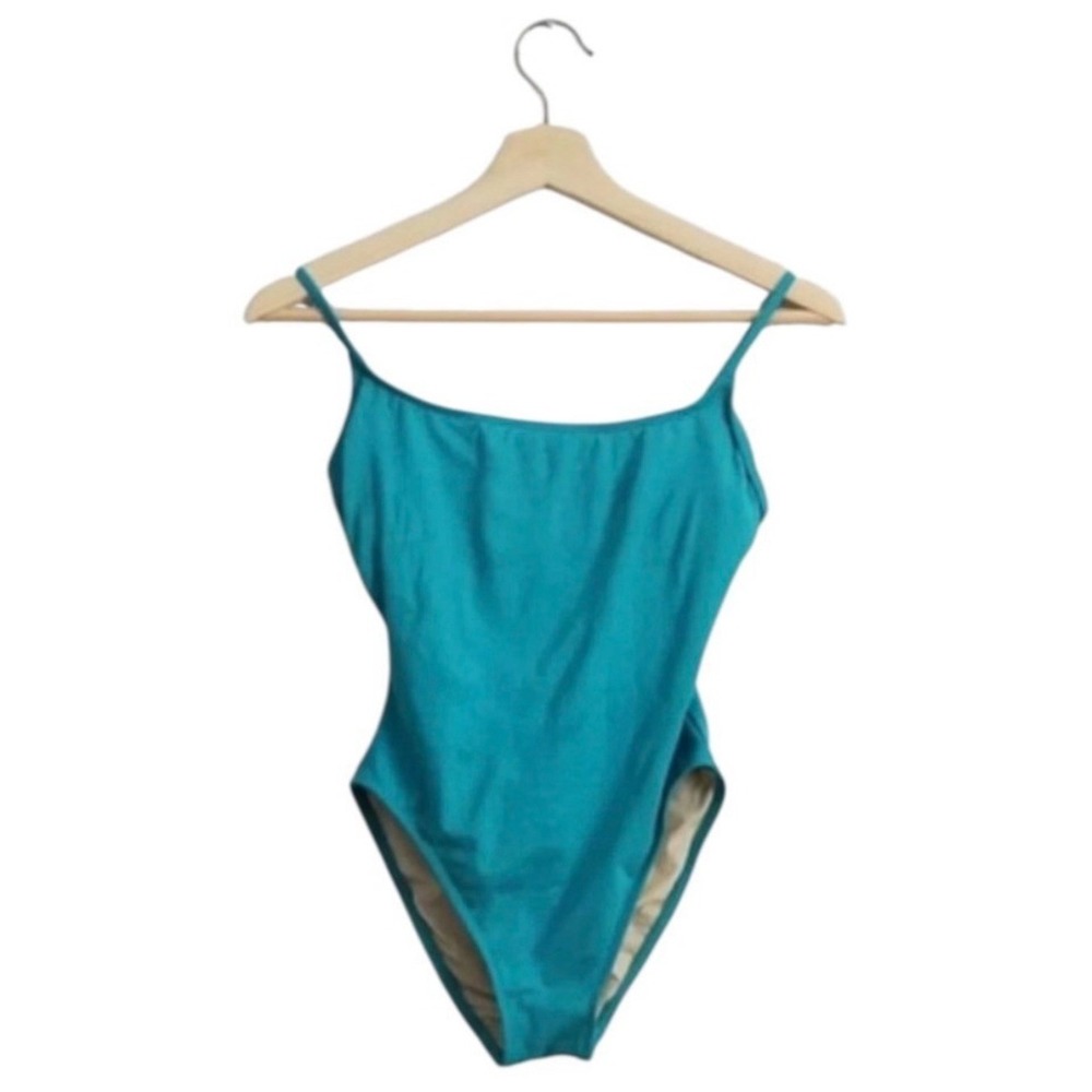 Annecole6 80s Retro Fitness vintage workout Barbie Teal Ariel aerobics body suit